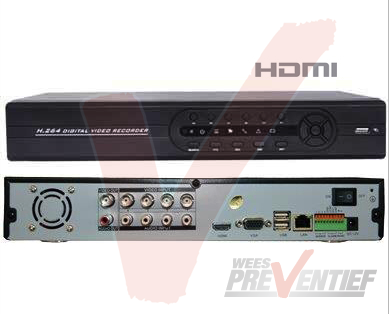 4CH DVR HDMI NL FULL D1
